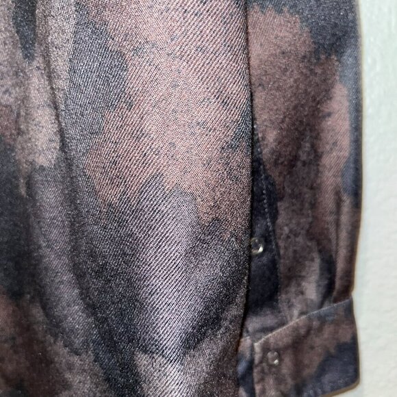 RIDE SNOWBOARDS Shred Gear Camo Black & Brown Snow Jacket Shacket -EUC - XL - Picture 10 of 16